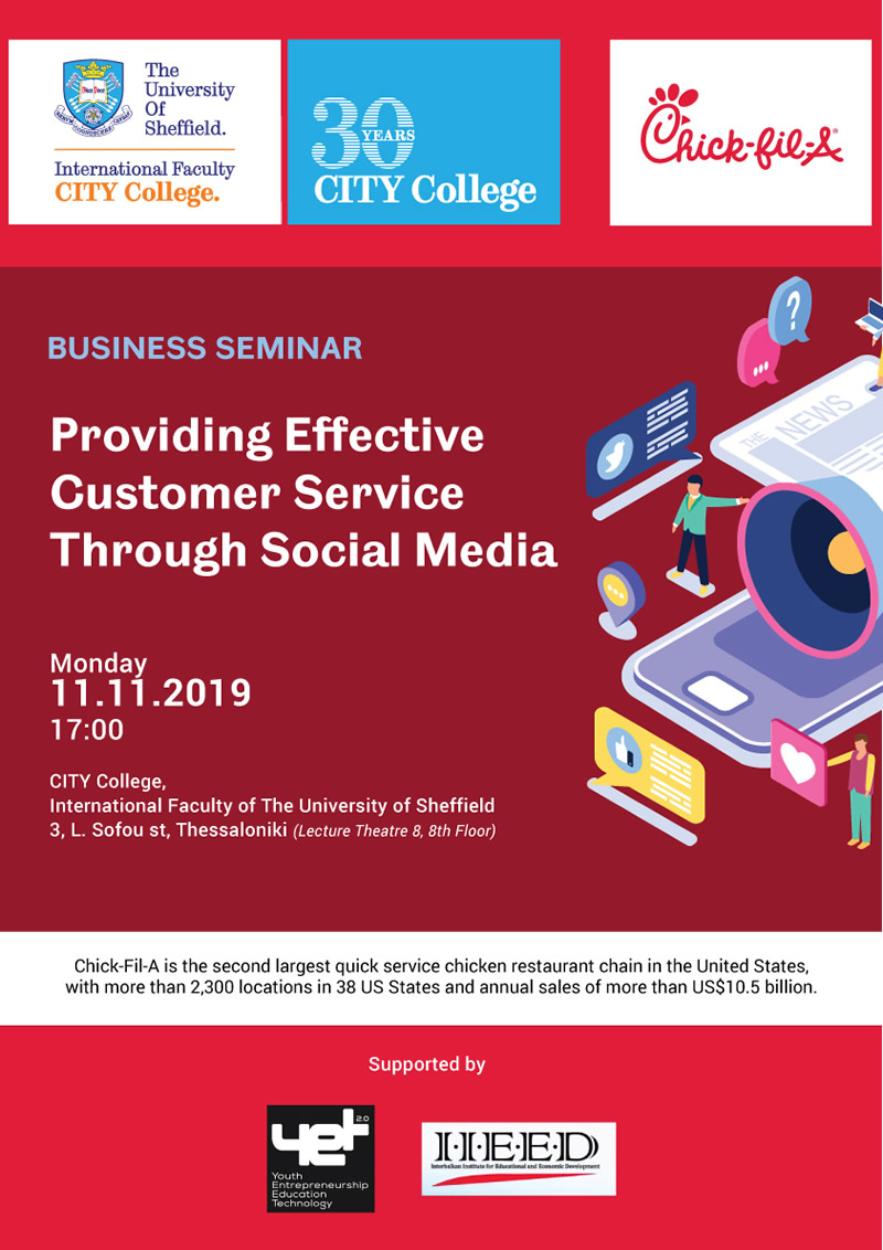 Seminar: Providing Effective Customer Service Through Social Media