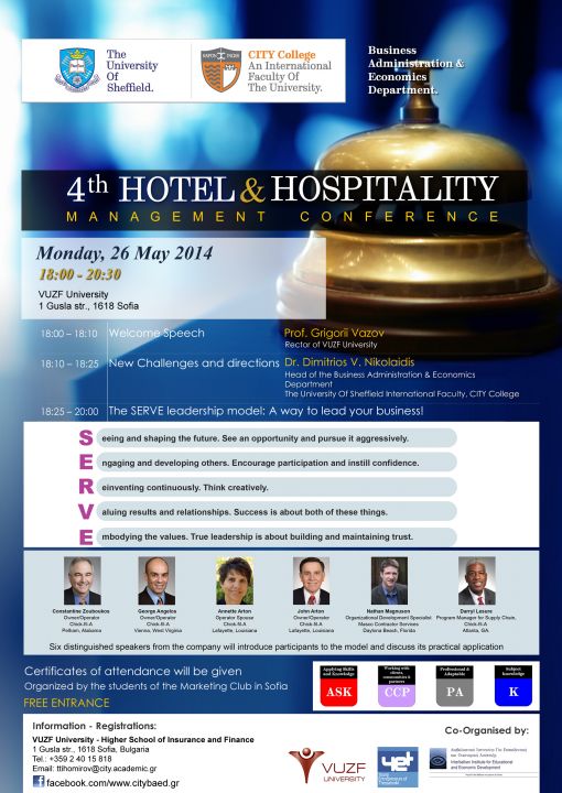 4th Hotel and Hospitality Management Conference