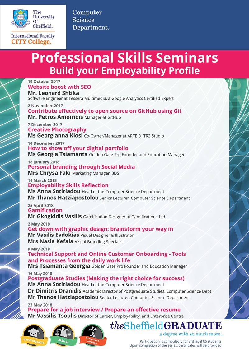 Professional Skills Seminars