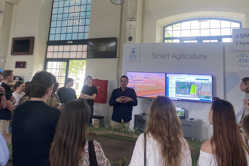 CITY College students explore digital transformation at Cisco's Digital Transformation and Digital Skills Center in Thessaloniki