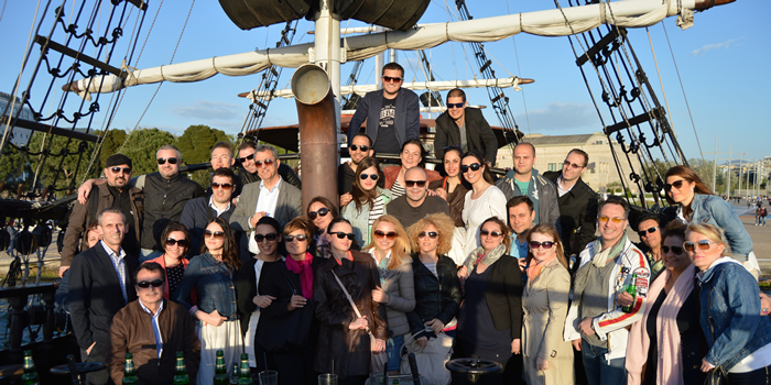 The boat trip in Thermaikos Gulf was a pleasant break for our MBA students