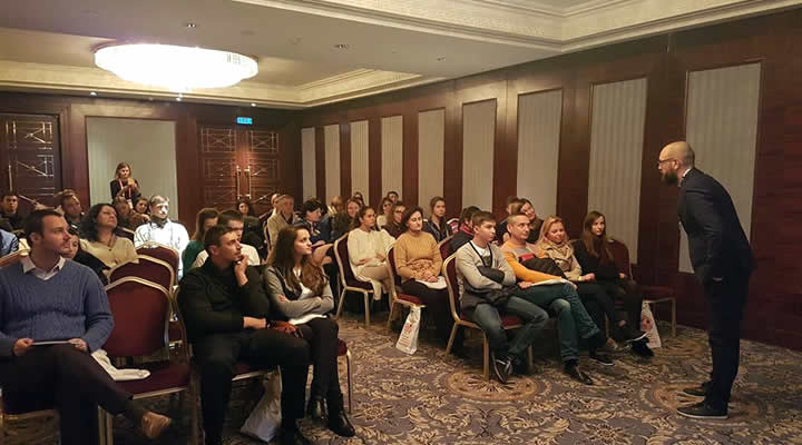 During his visit in Kyiv mid October, Dr Nikolaos Dimitriadis delivered two successful seminars in two different events