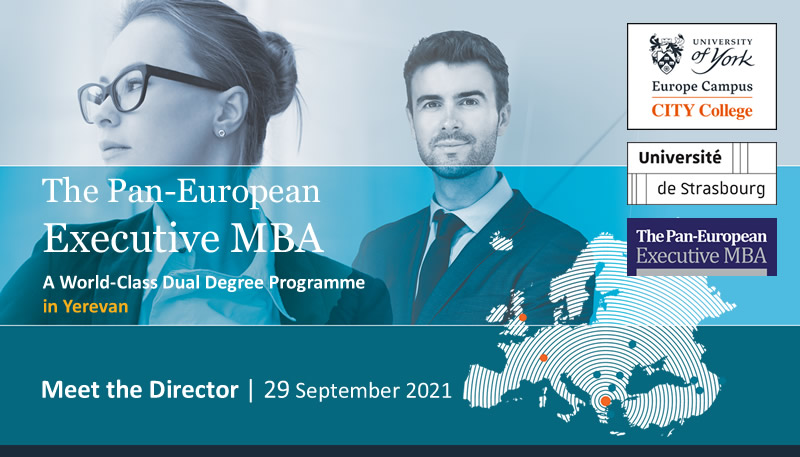 The Pan-European Executive MBA in Yerevan