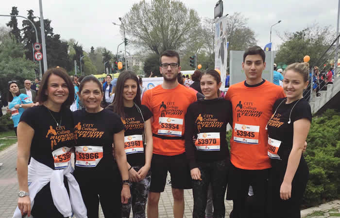 CITY College Running Team at the 11th ‘Alexander the Great’ International Marathon