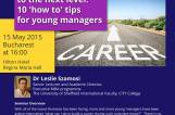 Seminar on ‘Taking your career to the next level’ by Dr Szamosi in Bucharest