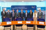 Official launch of academic partnership with the Romanian-American University for dual degree programmes